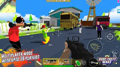 Dude Theft Wars: Offline Games Ảnh chụp màn hình 1