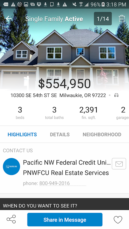 PNWFCU Real Estate Services Schermafbeelding 1