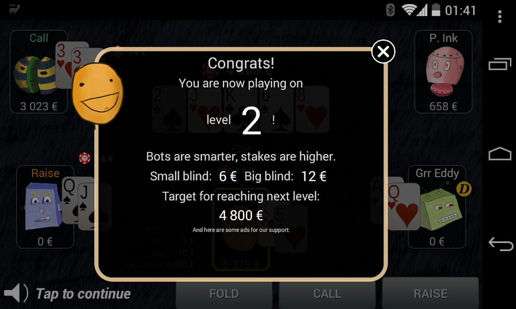 Bots Don’t Bluff Offline Poker ဖန်သားပြင်ဓာတ်ပုံ 2