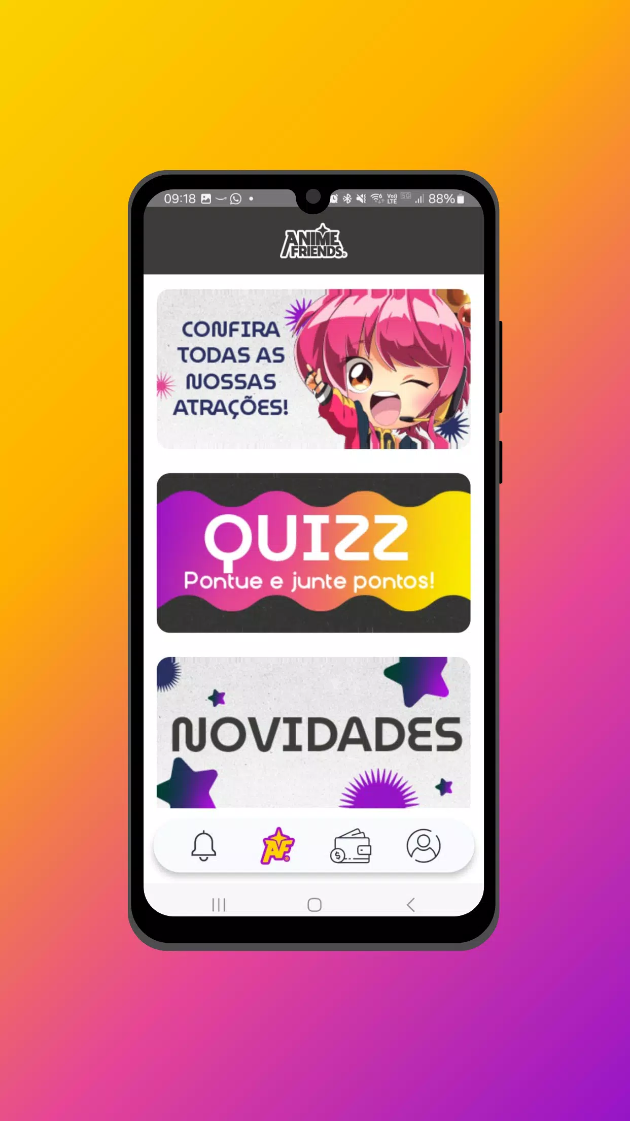 App Anime Friends স্ক্রিনশট 0