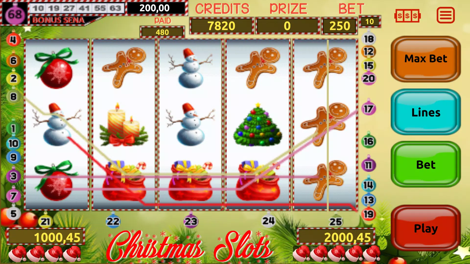 Christmas (Xmas) Slots Captura de tela 2