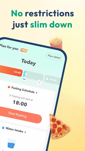 Litely: Fasting Plan & Tracker ภาพหน้าจอ 1