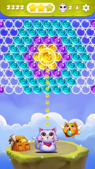 Bubble Cat Shooter Schermafbeelding 2