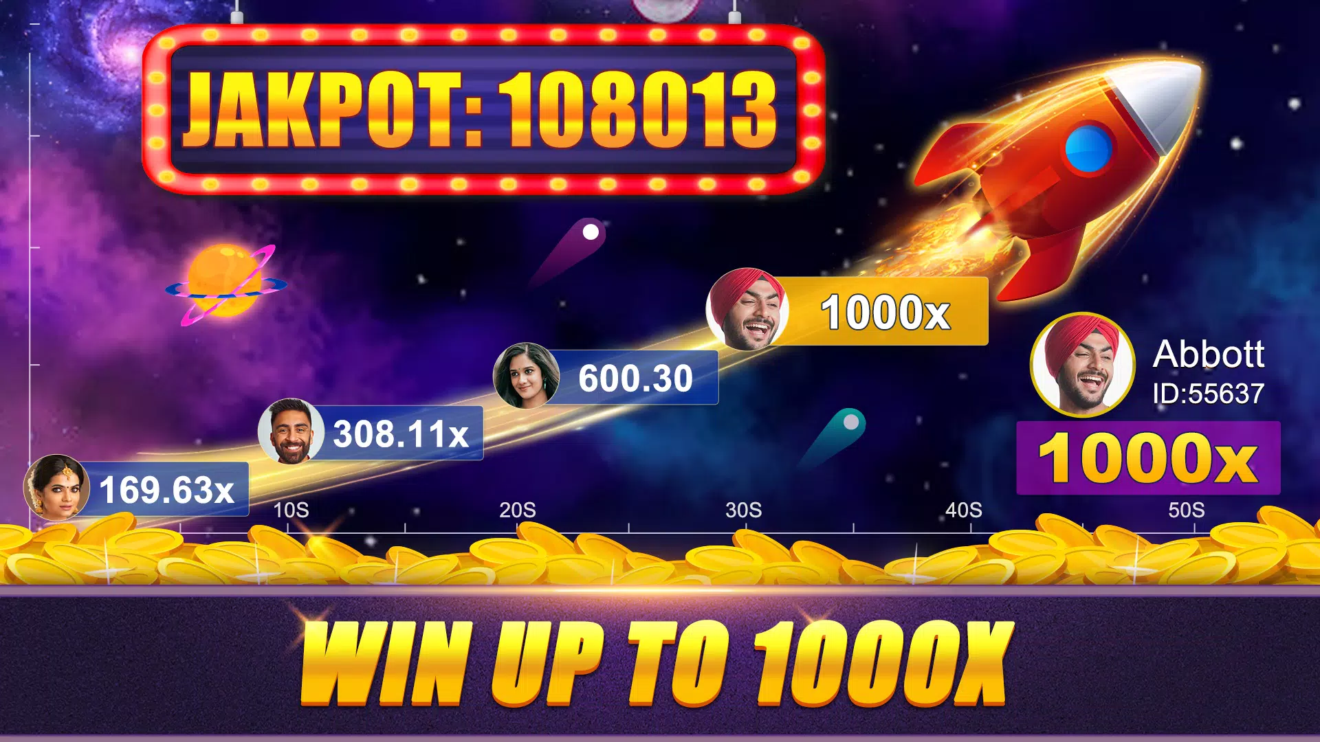 Crash x1000 - Online Poker 스크린샷 0