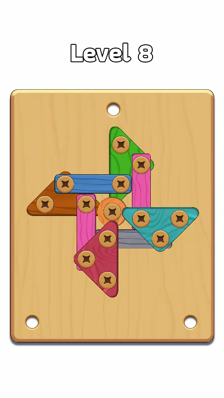 Schermata Wood Nuts & Bolt: Screw Puzzle 0