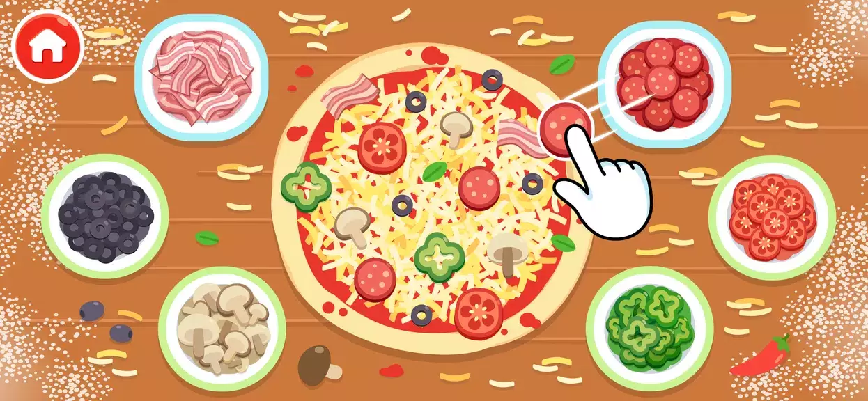 Pizza Cooking Games for Kids Captura de tela 0