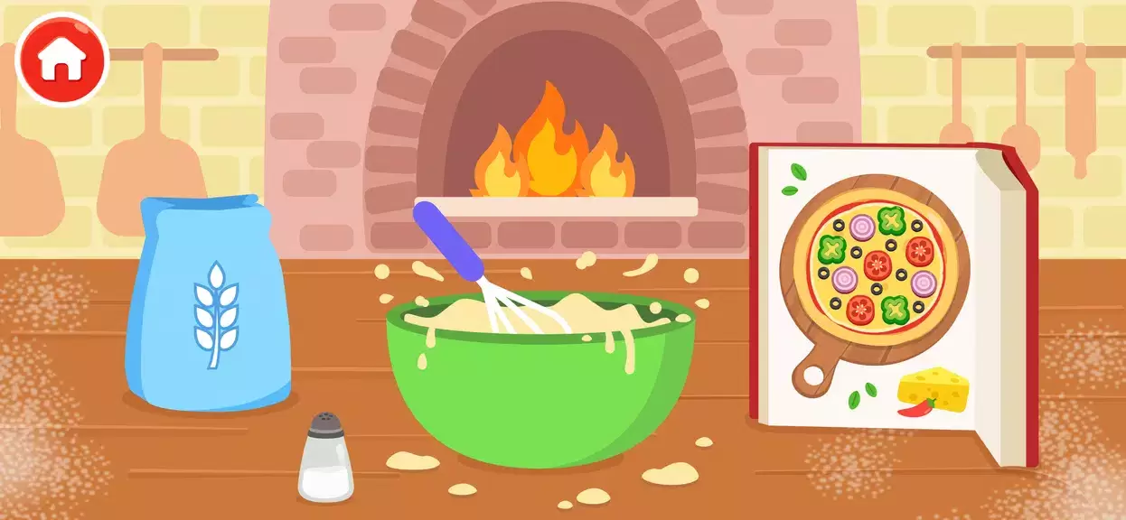 Pizza Cooking Games for Kids Ekran Görüntüsü 1