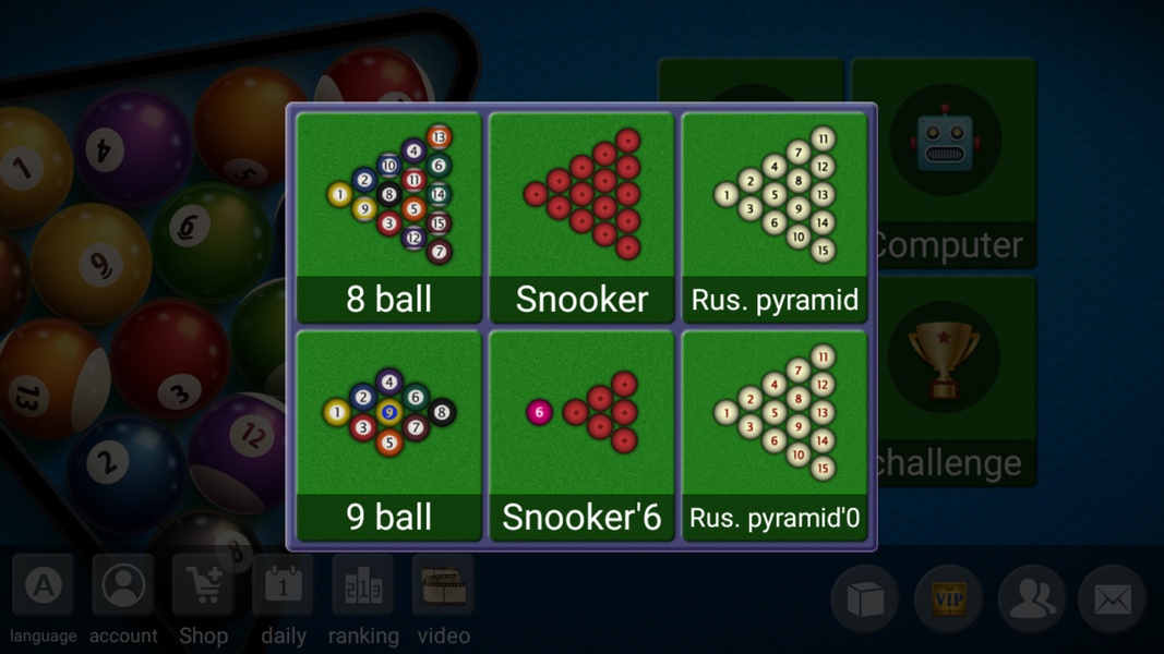 Hi! Billiards Ekran Görüntüsü 1