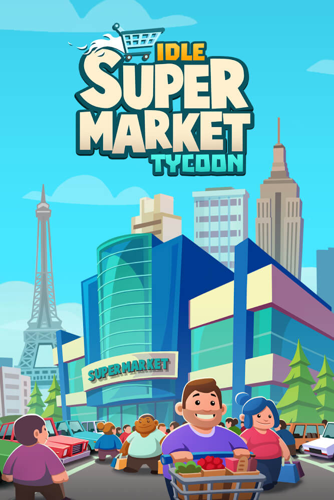 Idle Supermarket Tycoon Mod Zrzut ekranu 0