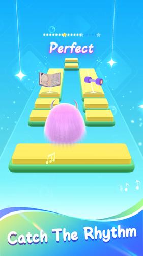 Fluffy Ball: Music Hop Game应用截图第0张