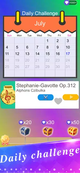 Rhythm Tiles 3:PvP Piano Games Ekran Görüntüsü 3