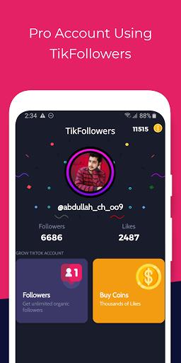 Schermata TikFollowers - Get Free Tiktok Followers and Likes 3