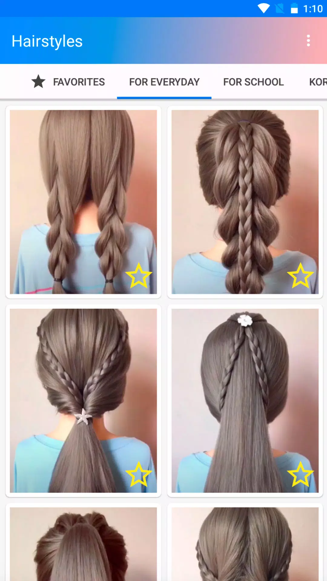 Easy hairstyles step by step Ảnh chụp màn hình 0