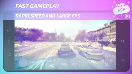 Rapid Emulator for PSP Games ဖန်သားပြင်ဓာတ်ပုံ 0