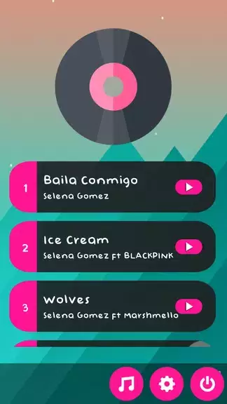 Selena Gomez Piano Tiles Game Captura de tela 0