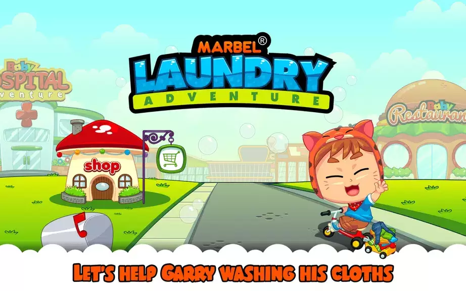 Marbel Laundry - Kids Game スクリーンショット 0