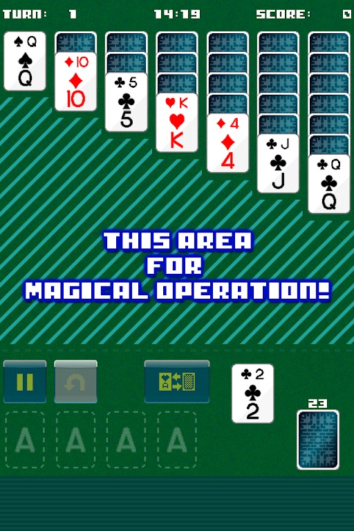Wizard’s Solitaire Klondike Screenshot 1