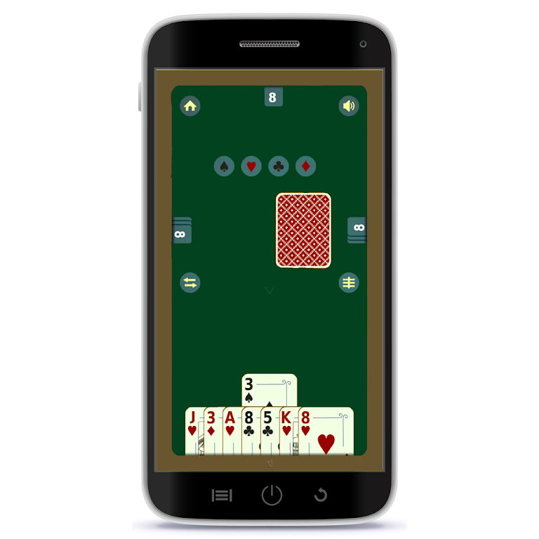 Crazy Eights UNO Offline Tangkapan skrin 1