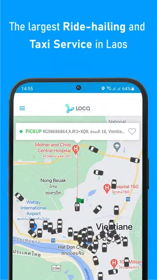 LOCA - Lao Taxi & Super App Capture d'écran 1