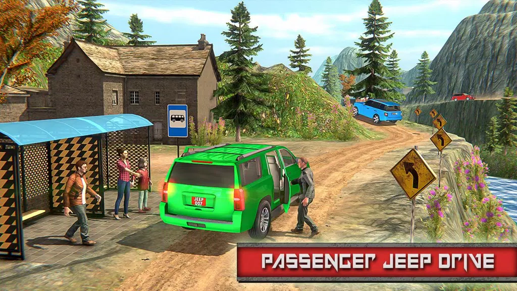 Offroad City Taxi Game Offline Screenshot 0