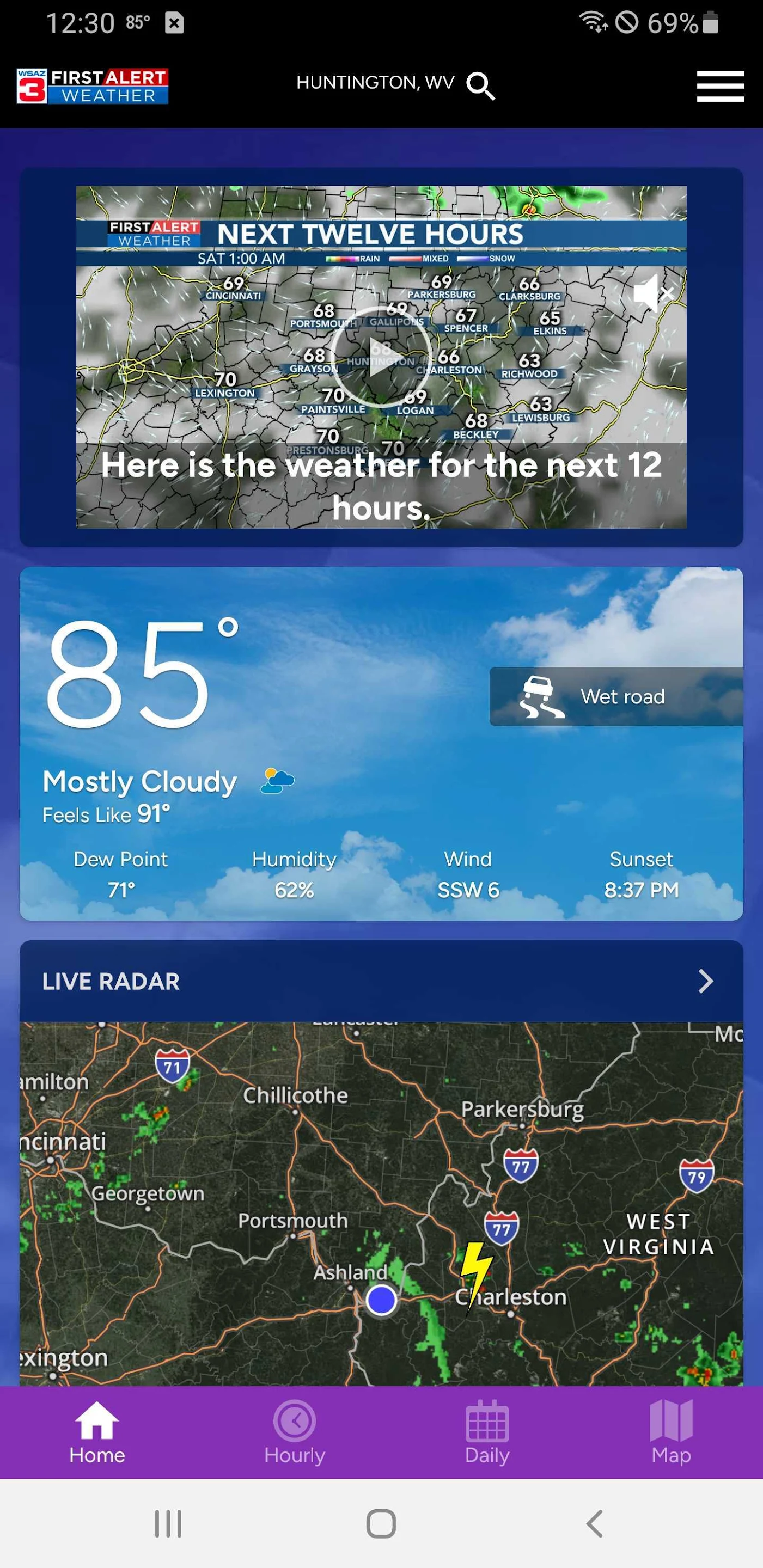 WSAZ First Alert Weather App Zrzut ekranu 3