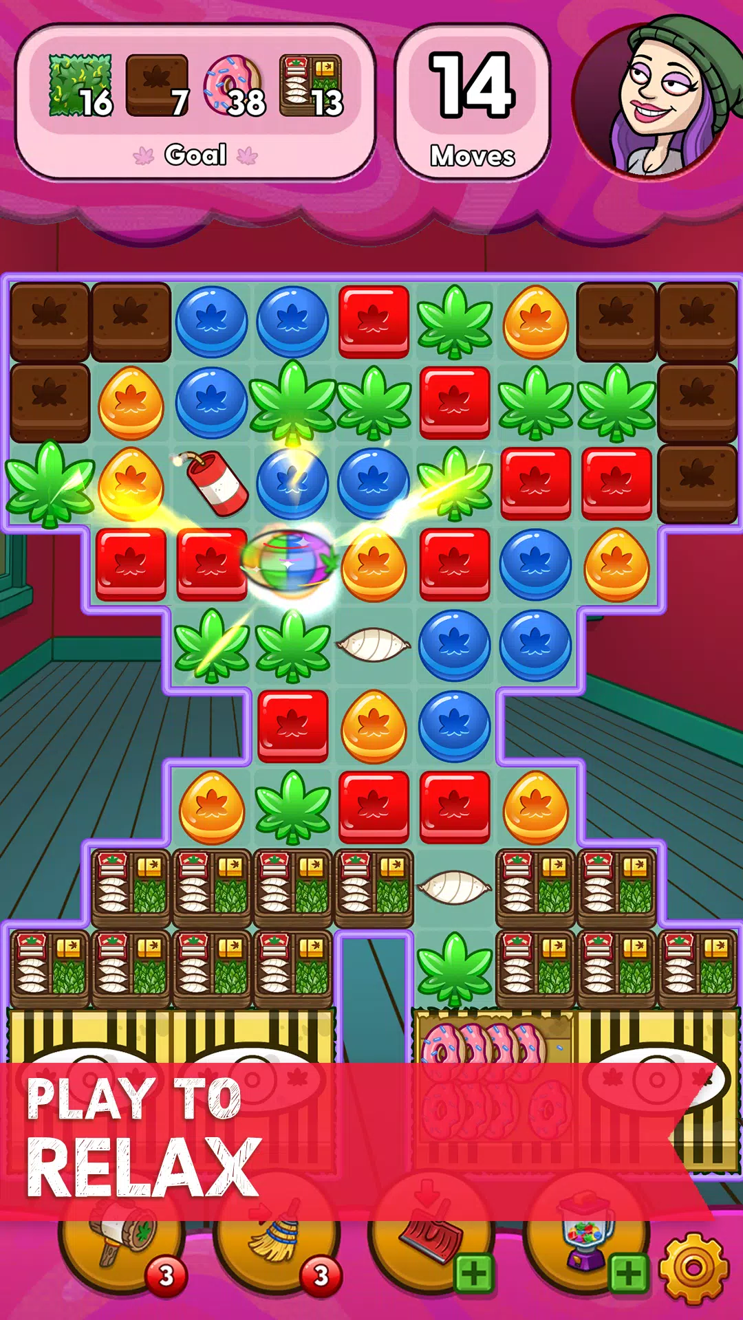 Bud Farm: Munchie Match স্ক্রিনশট 2