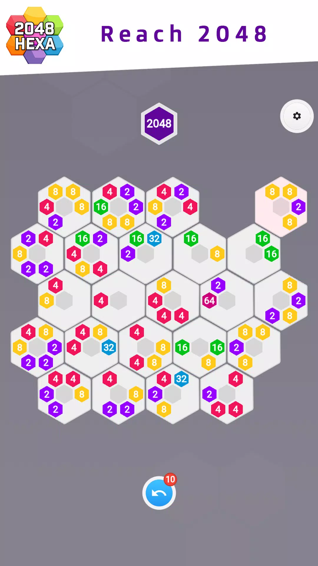 2048 Hexa Ảnh chụp màn hình 1