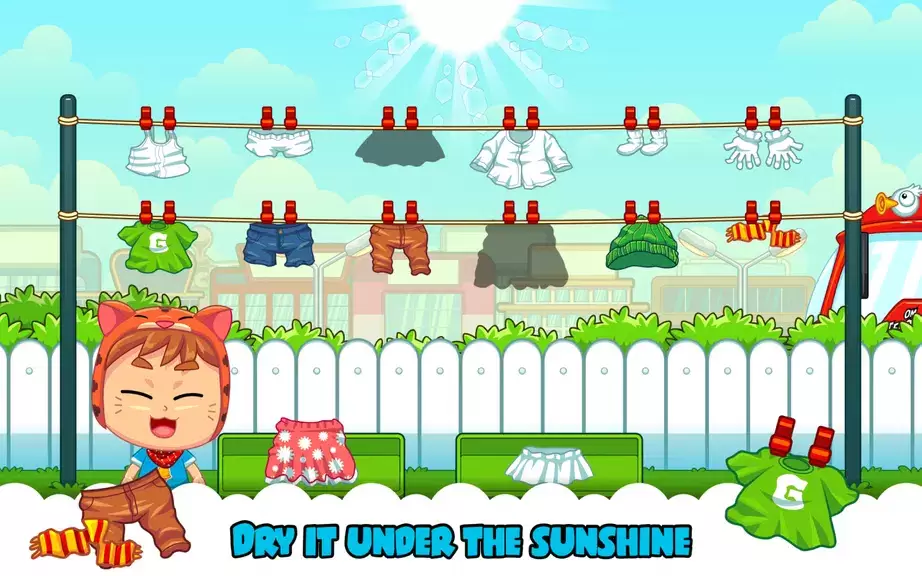 Marbel Laundry - Kids Game ภาพหน้าจอ 3