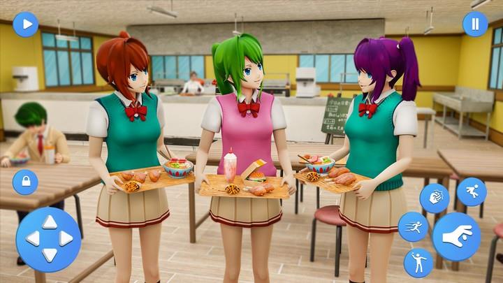 Anime Highschool Girl Life Sim Capture d'écran 2