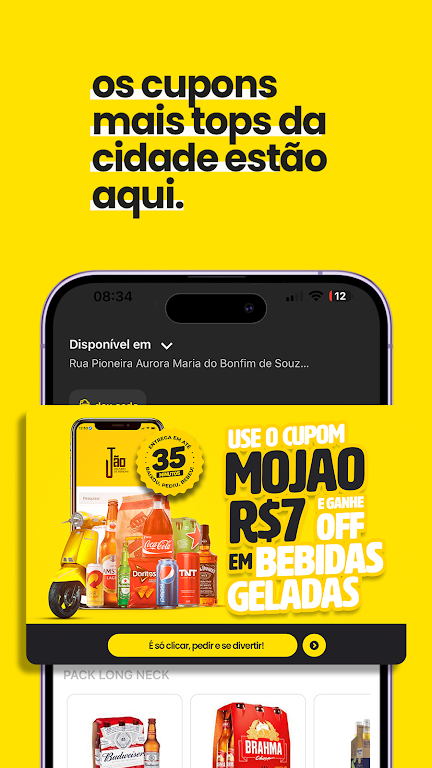 Jão Delivery de Bebidas Captura de pantalla 2