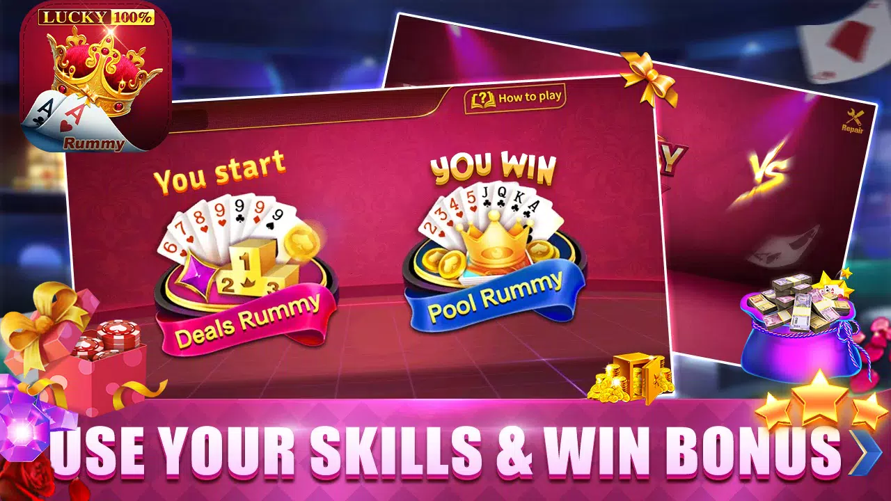 Rummy Lucky: Online Card Game Captura de tela 1