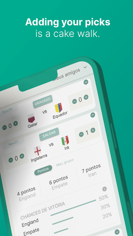Predict the winner soccer 2022 スクリーンショット 3