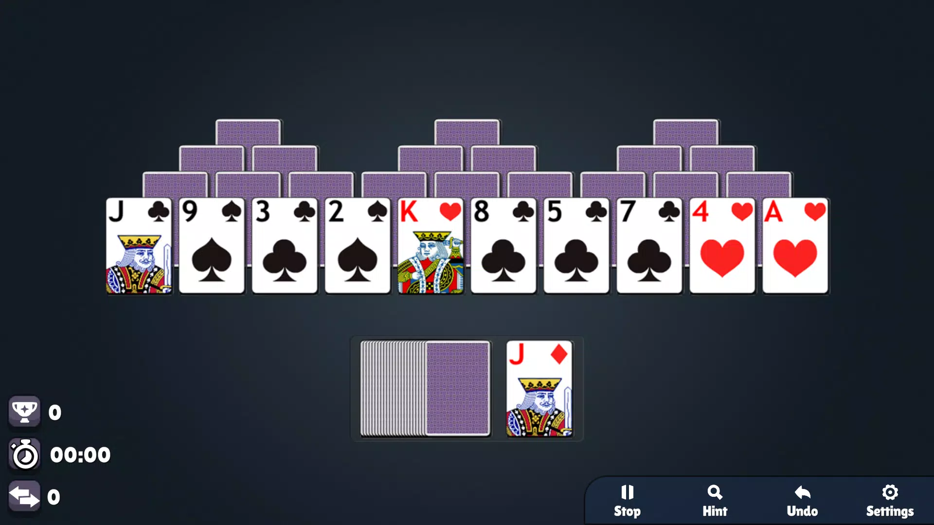 Solitaire: TriPeaks 스크린샷 1