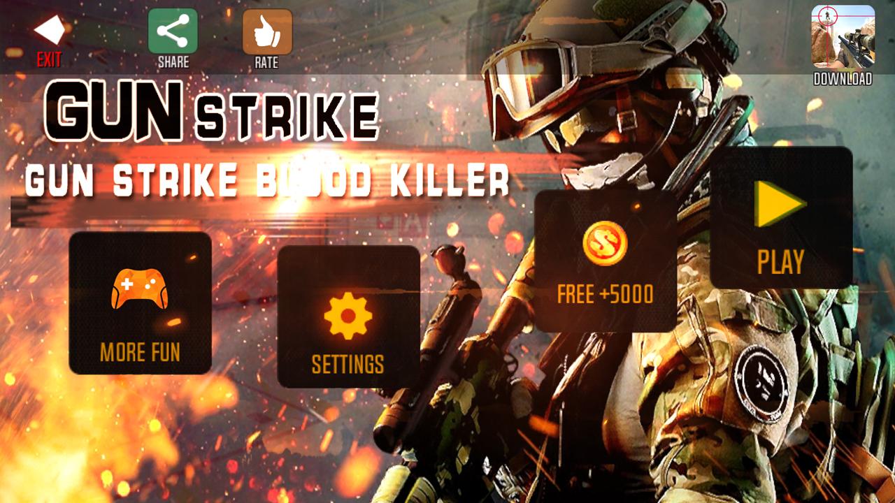 Gun Strike Shoot Killer Captura de tela 0