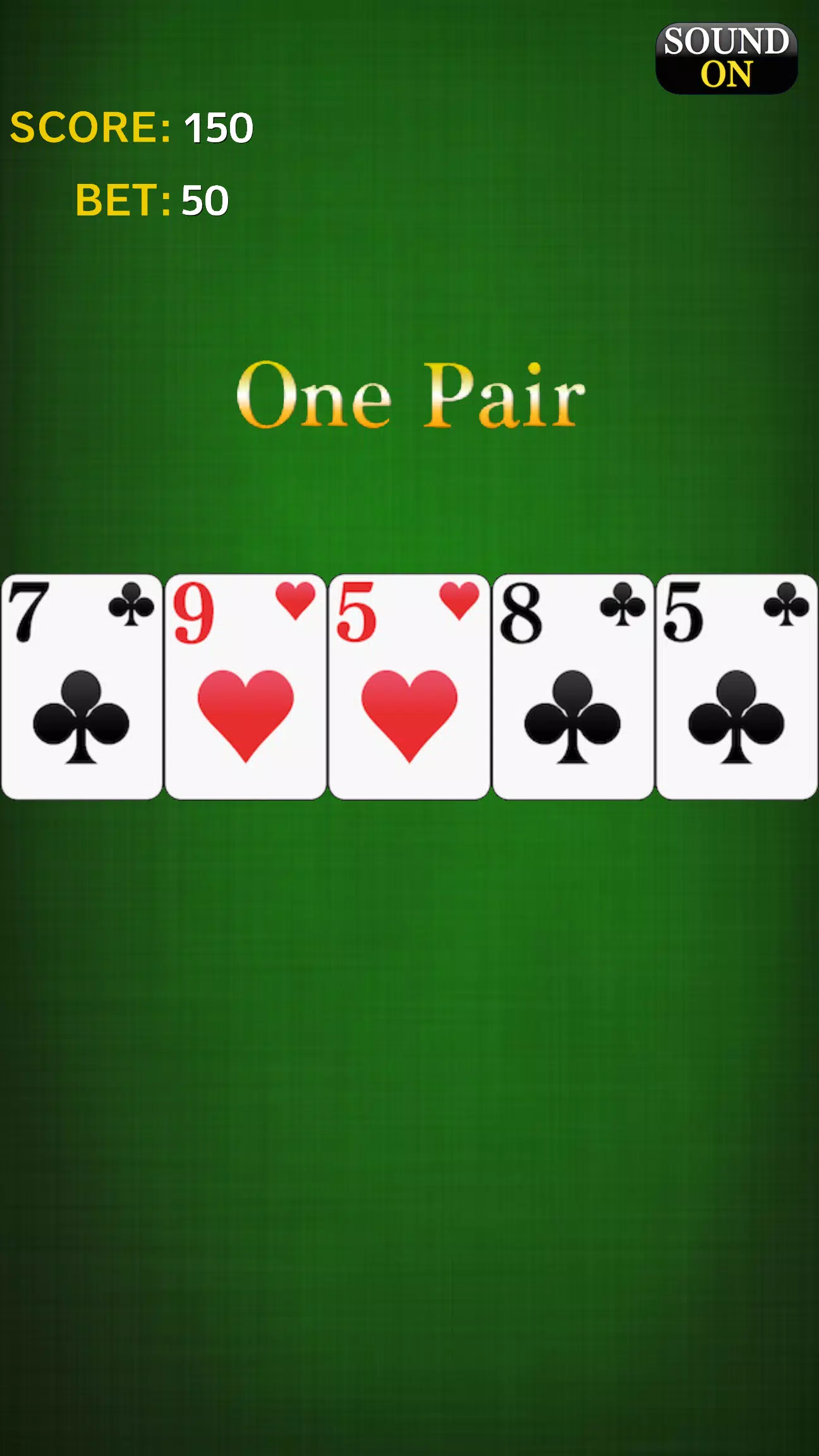 Poker - Card Game! Captura de pantalla 1
