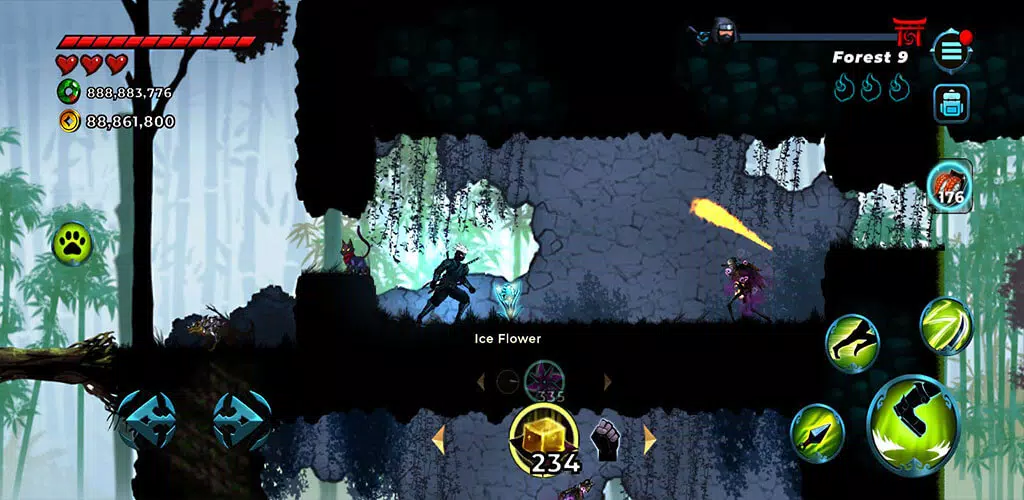 Ninja War: Shadow Adventures Tangkapan skrin 3