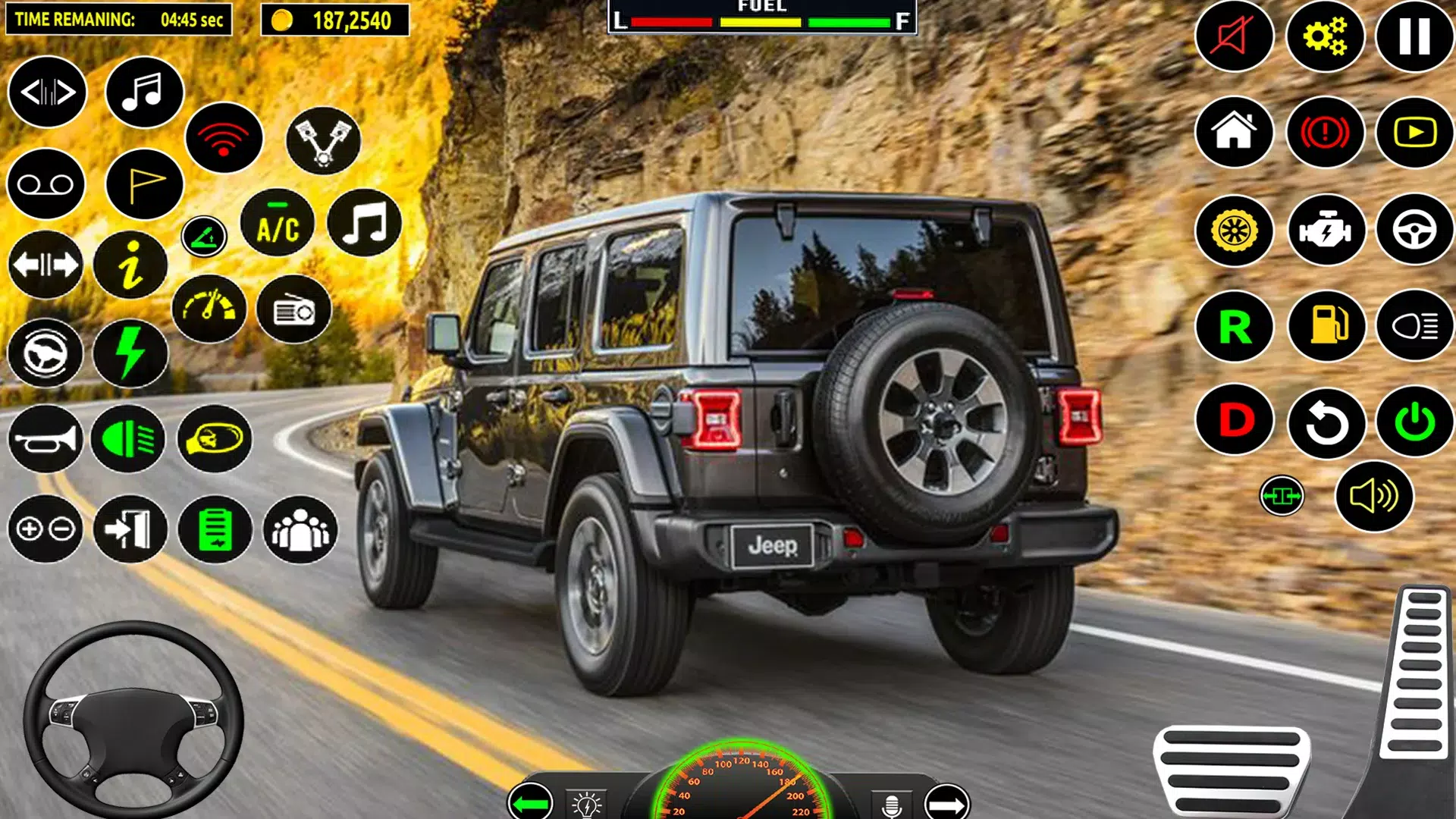 SUV 4x4 Jeep Driving Games 3D Schermafbeelding 3