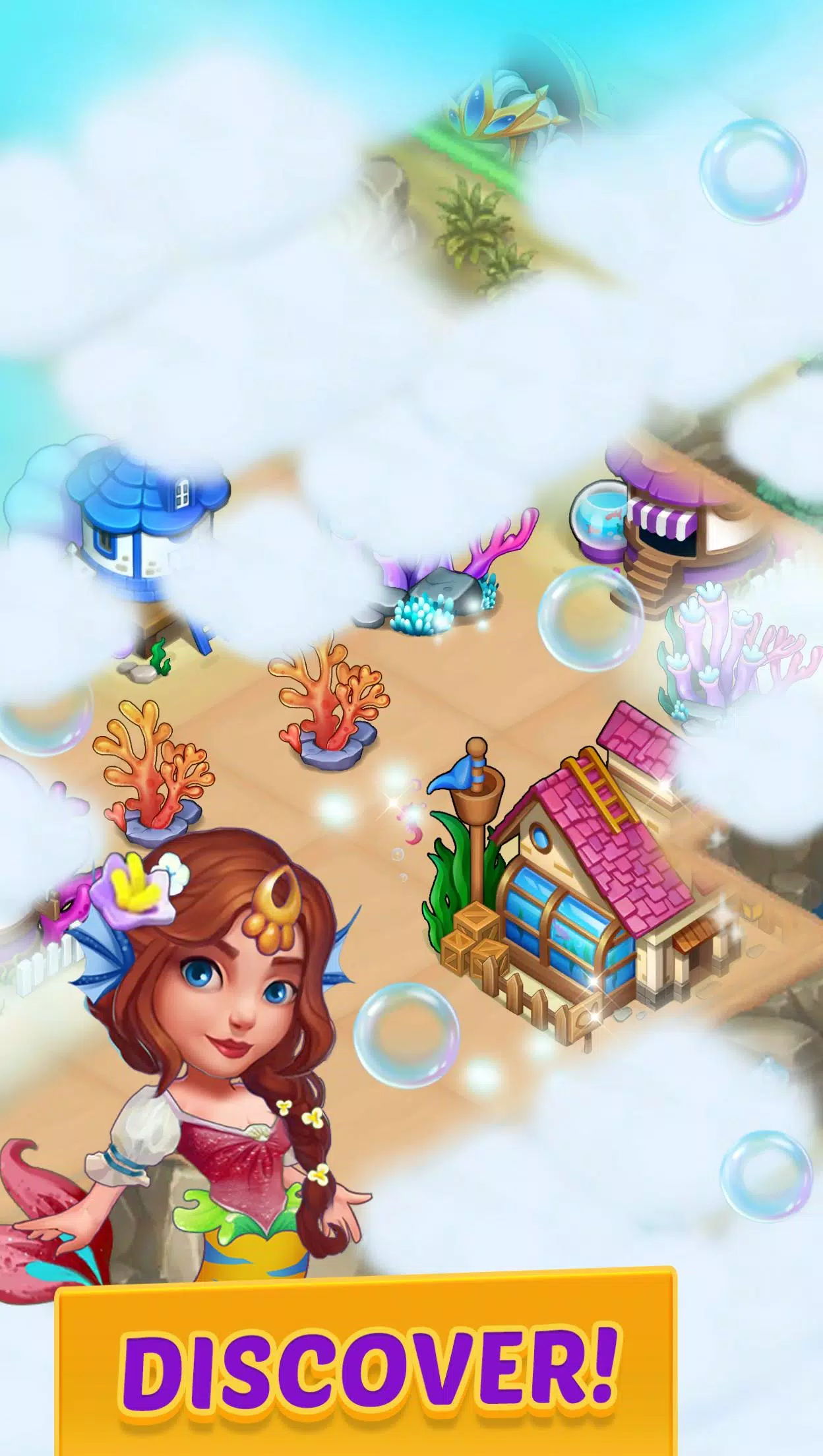 Schermata Merge Mermaids-magic puzzles 2