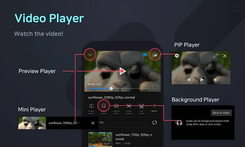 Reproductor Video HD-FX Player Captura de pantalla 2