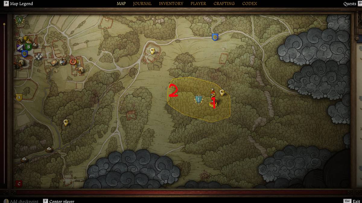 Camp Location 3 in Kingdom Comle Teslimans 2 Kuş Of Prey Quest