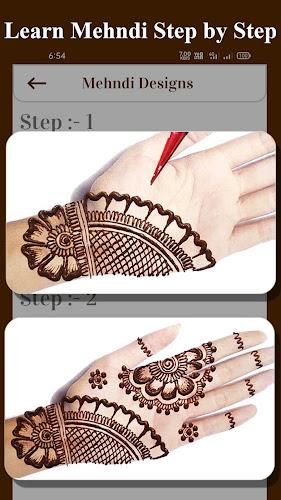 Mehndi Design - Easy Simple Schermafbeelding 2