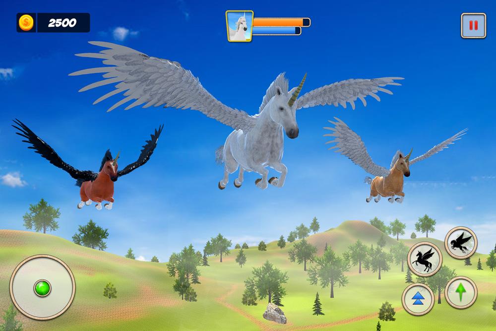 Unicorn Family Simulator Game Captura de pantalla 3