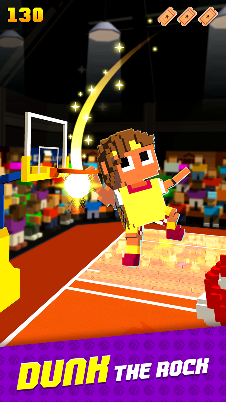 Blocky Basketball FreeStyle ภาพหน้าจอ 2