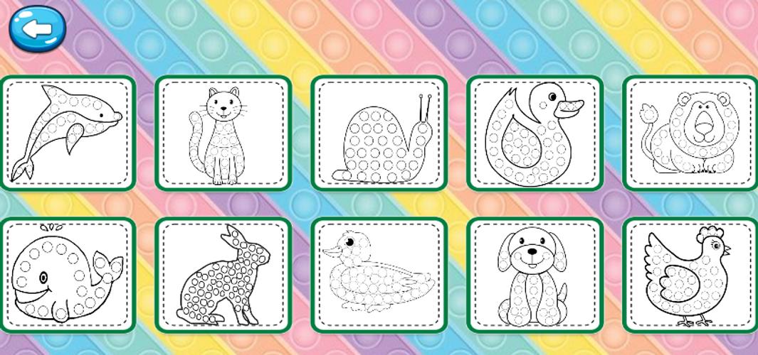 Pop It Fun Coloring Game Ảnh chụp màn hình 1