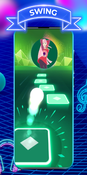 Tiles Hop EDM Rush Music Game Ảnh chụp màn hình 0