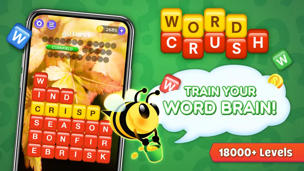 Word Crush - Fun Puzzle Game Zrzut ekranu 0