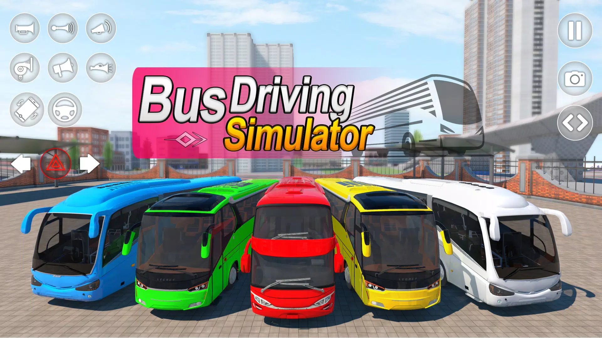 Bus Driving Games 3d Simulator Captura de tela 3