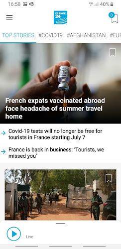 FRANCE 24 - Info et actualités應用截圖第0張