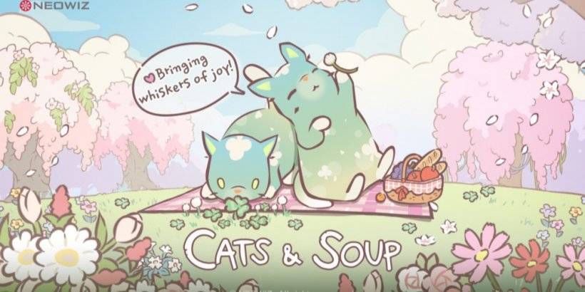 Cats & Soup ได้เปิดตัวการอัปเดตในธีมดอกเชอร์รี่ด้วยเนื้อหาตามฤดูกาลใหม่และมีชีวิตชีวา