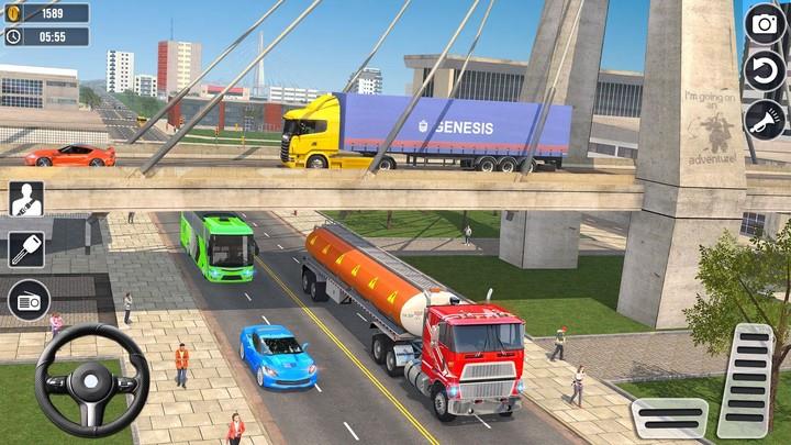 Oil-Truck Games: Driving Games ဖန်သားပြင်ဓာတ်ပုံ 3